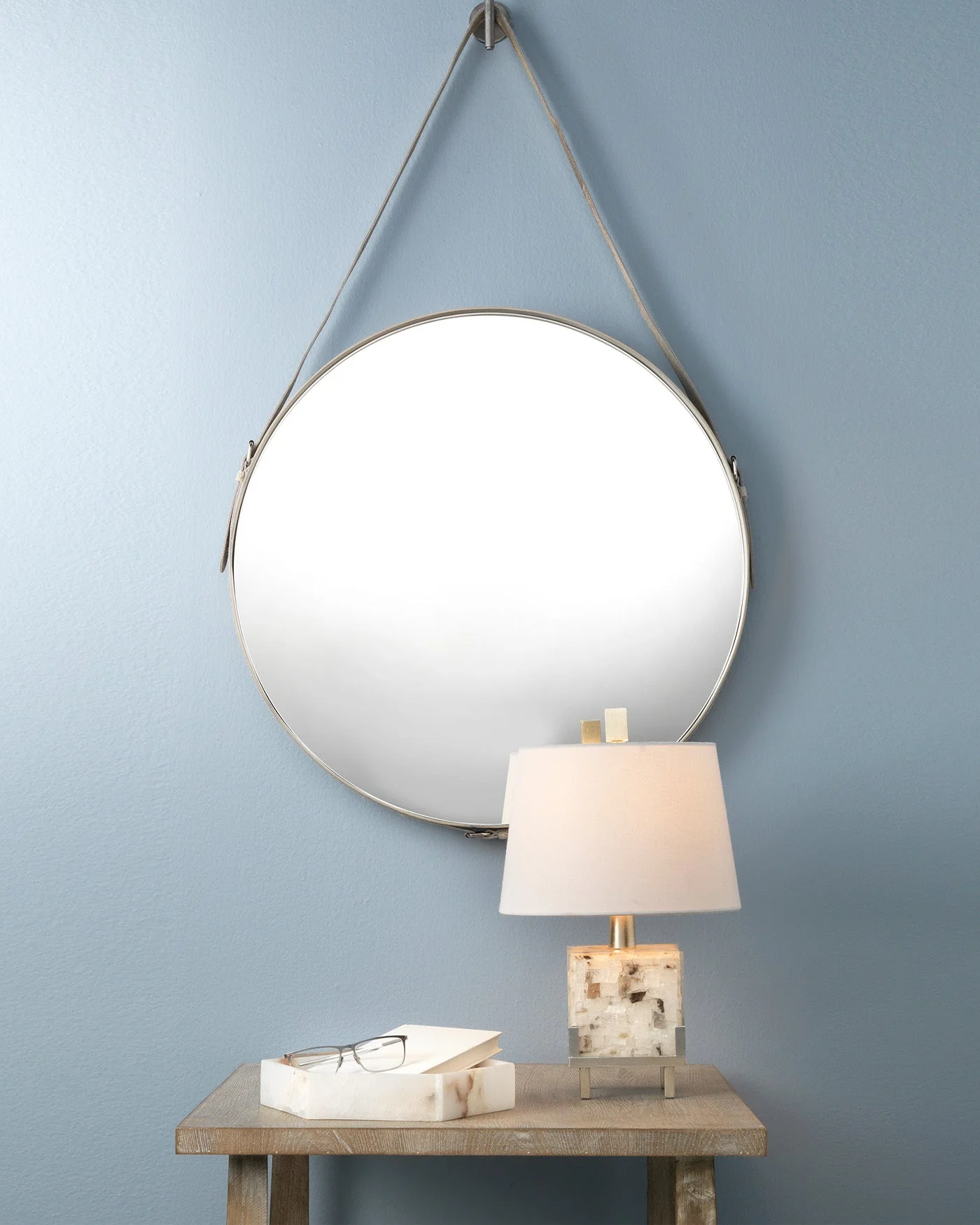 Round Mirror White - Large - Image 2