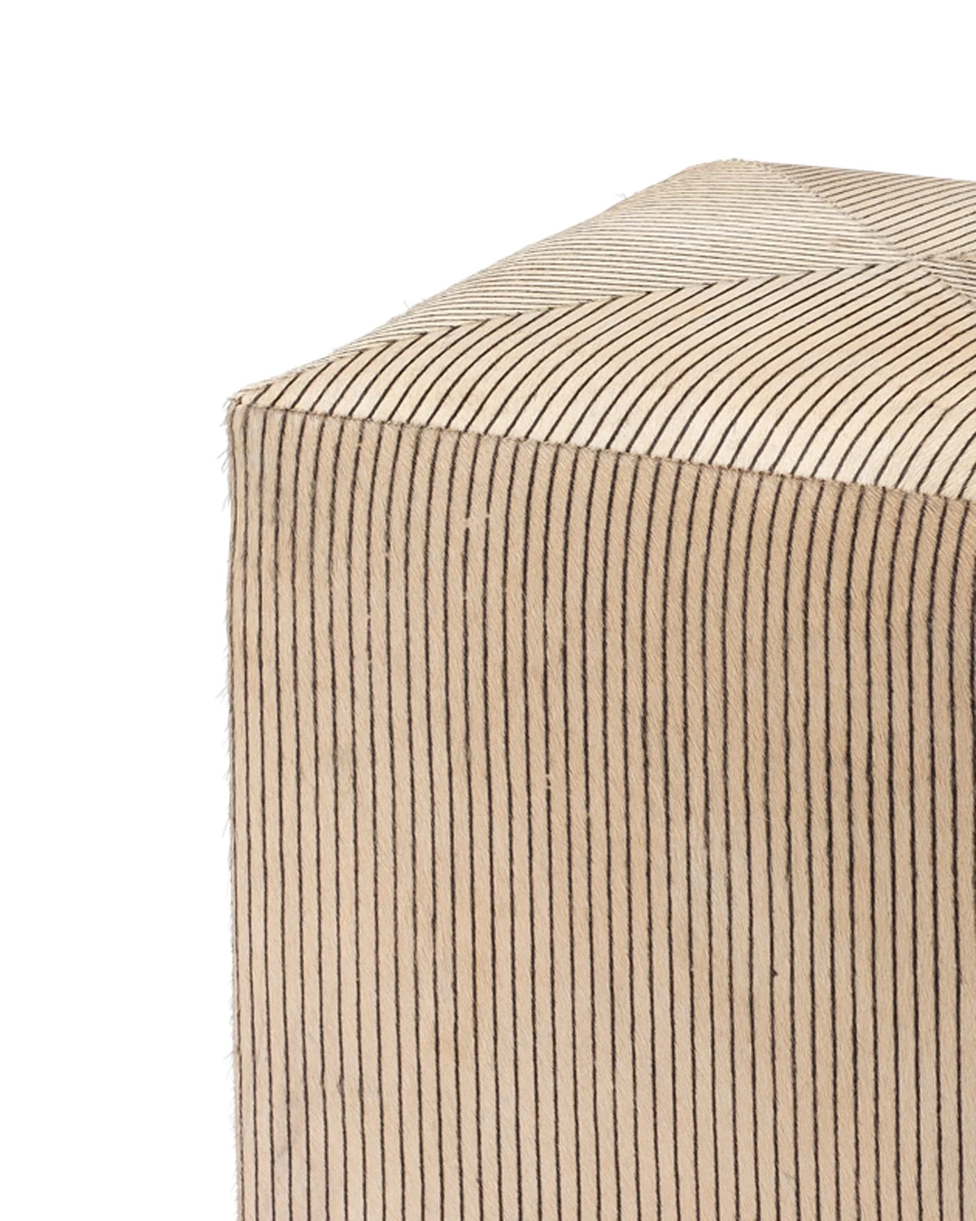 Pinstriped Ottoman - Image 3