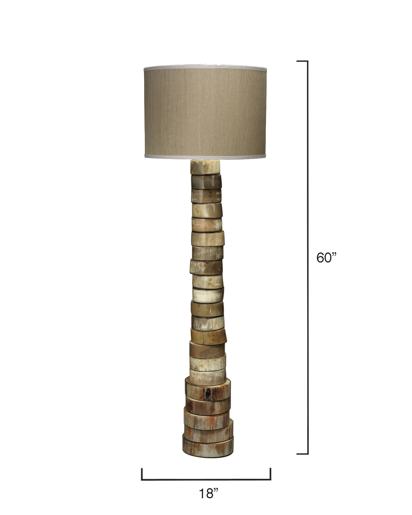 Stacked Horn Floor Lamp - Image 4