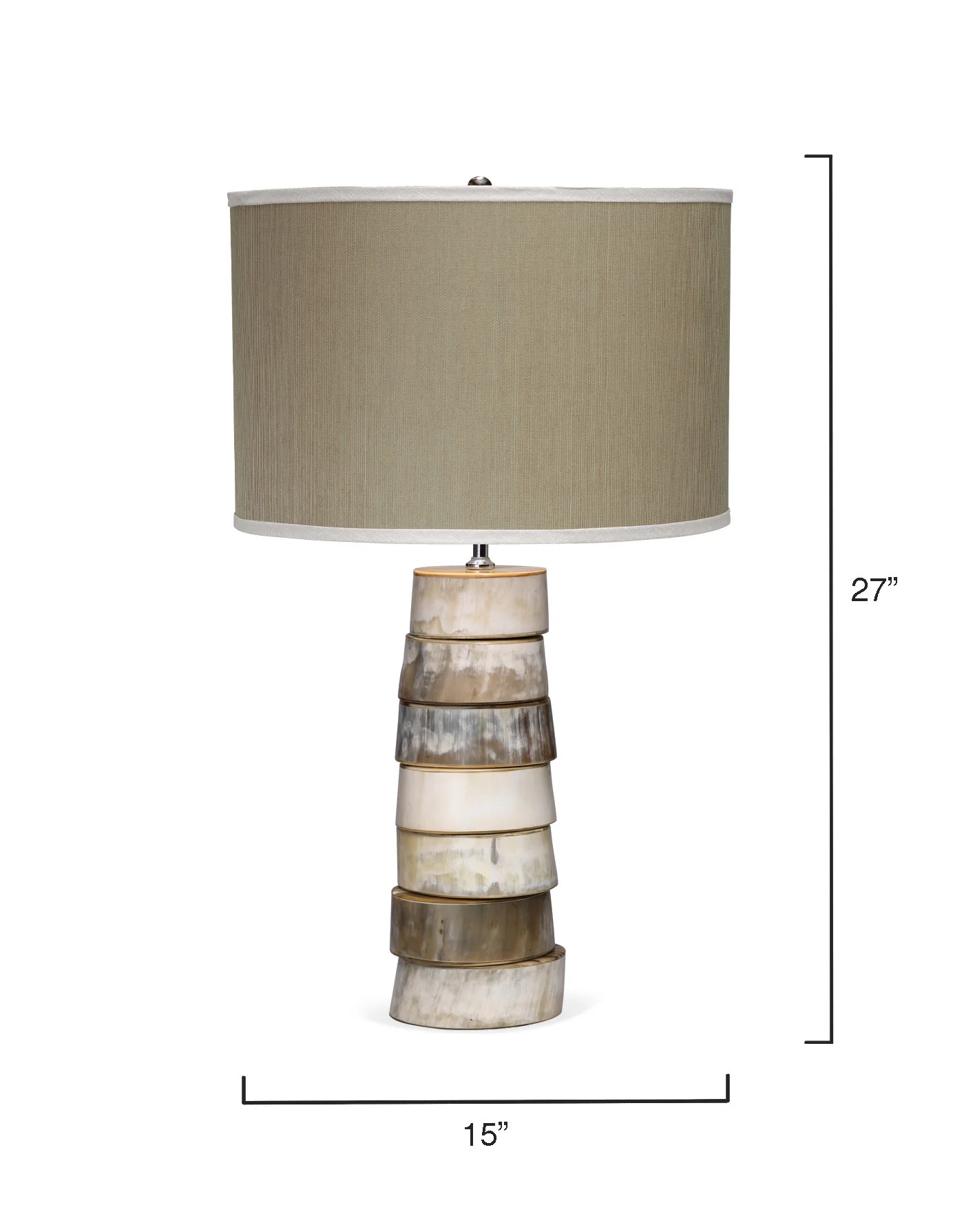 Stacked Horn Table Lamp - Image 5