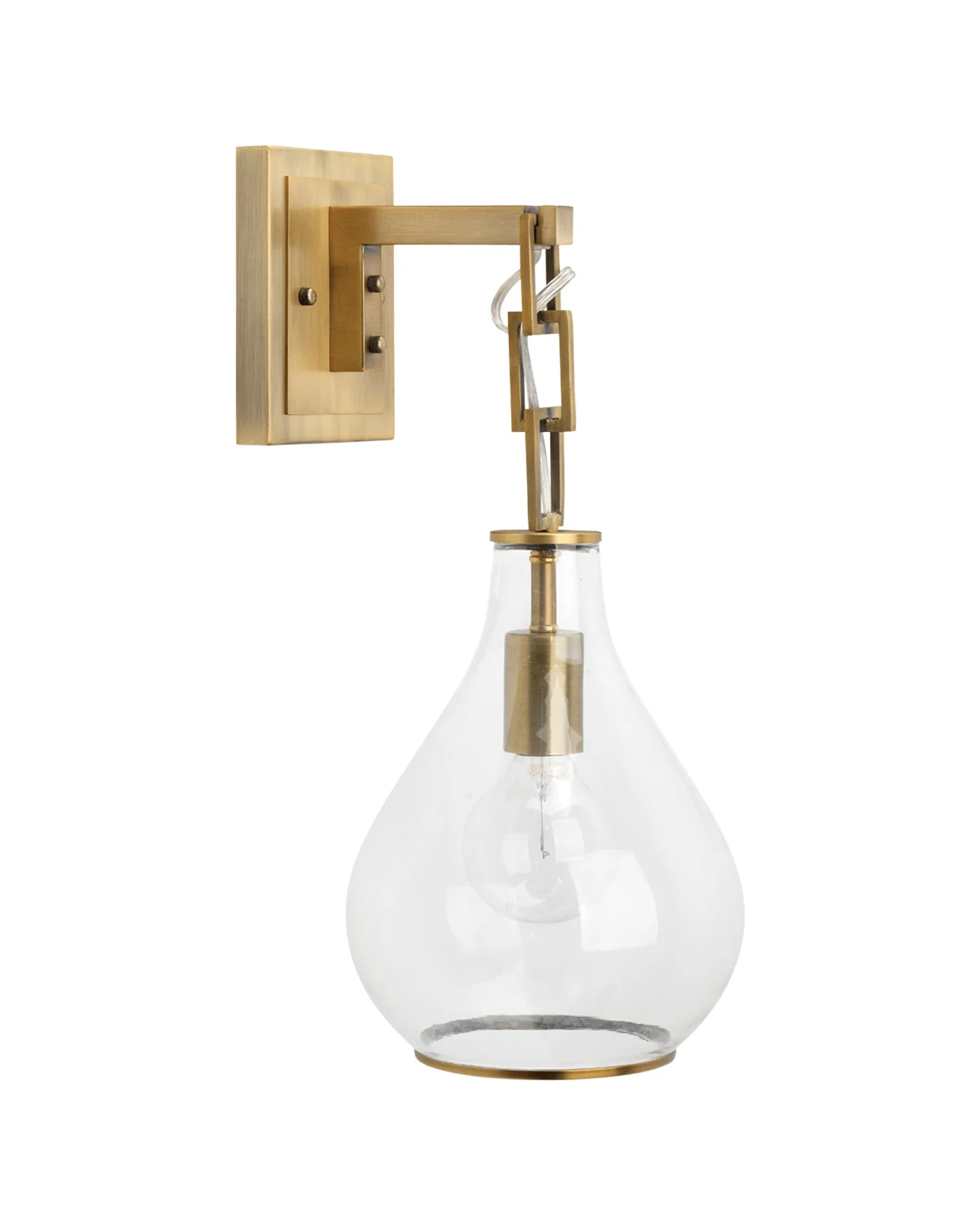 Tear Drop Wall Sconce - Brass - Image 3