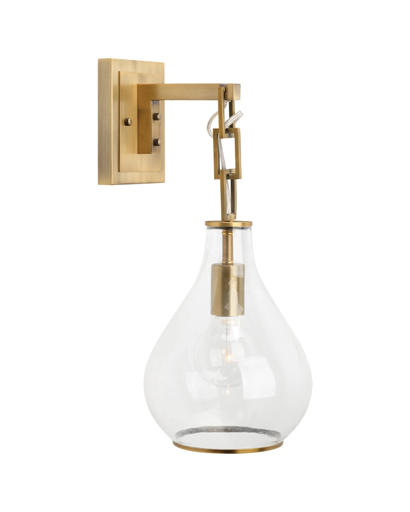 Tear Drop Wall Sconce - Brass - Image 6