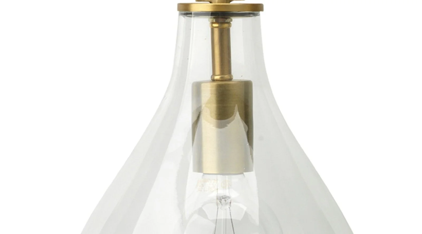 Tear Drop Wall Sconce - Brass - Image 8