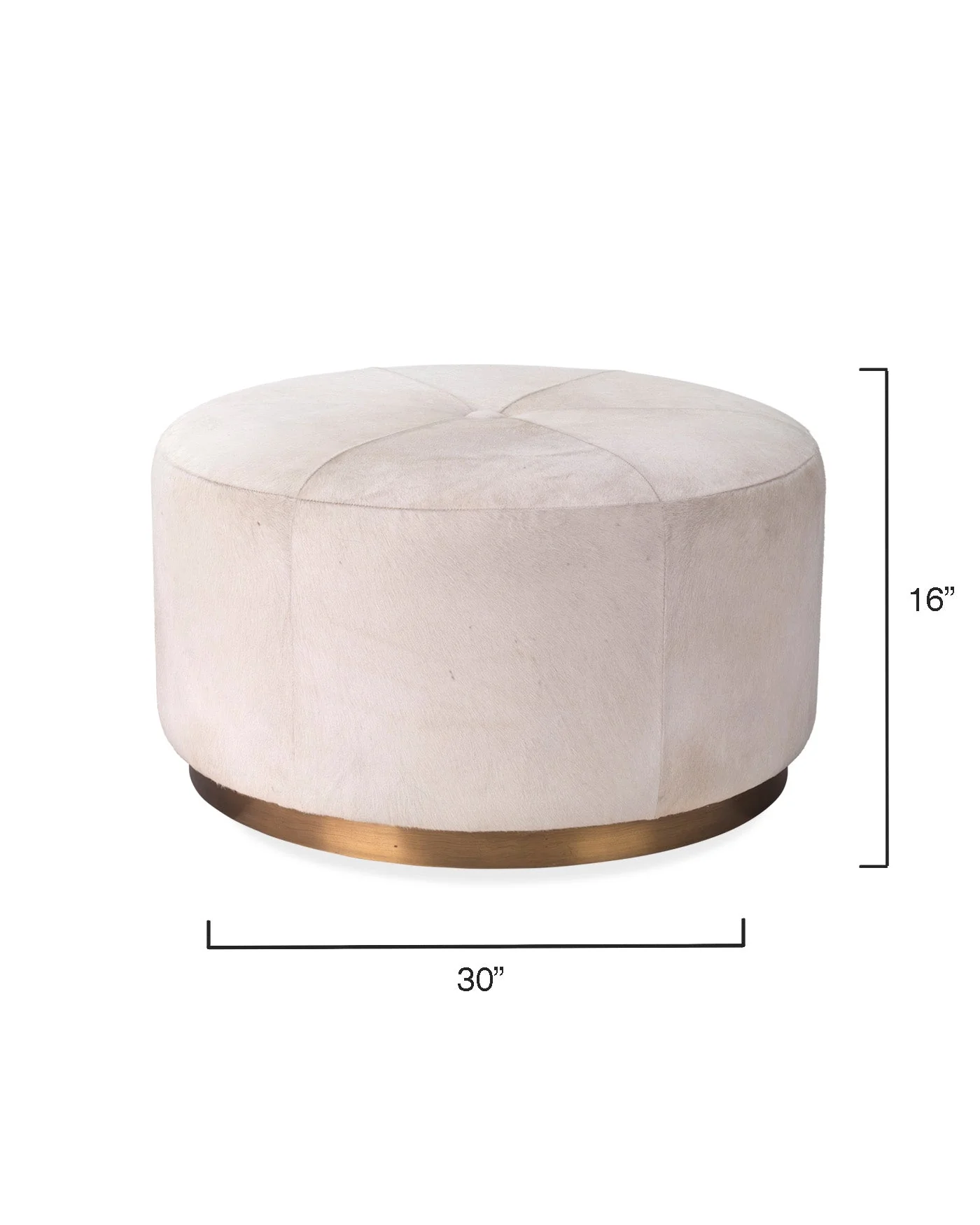 Thackeray Round Pouf - Image 4