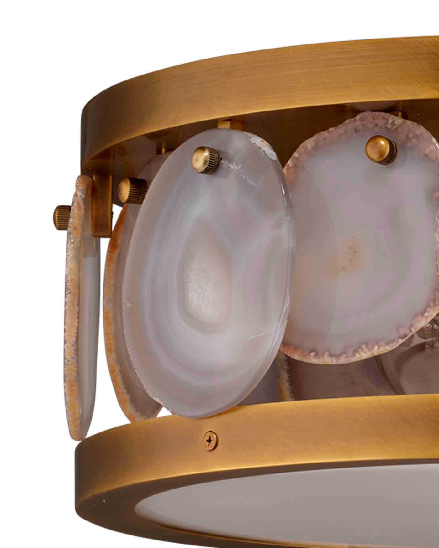 Upsala Agate Flush Mount Ceiling Light - Small - Image 3