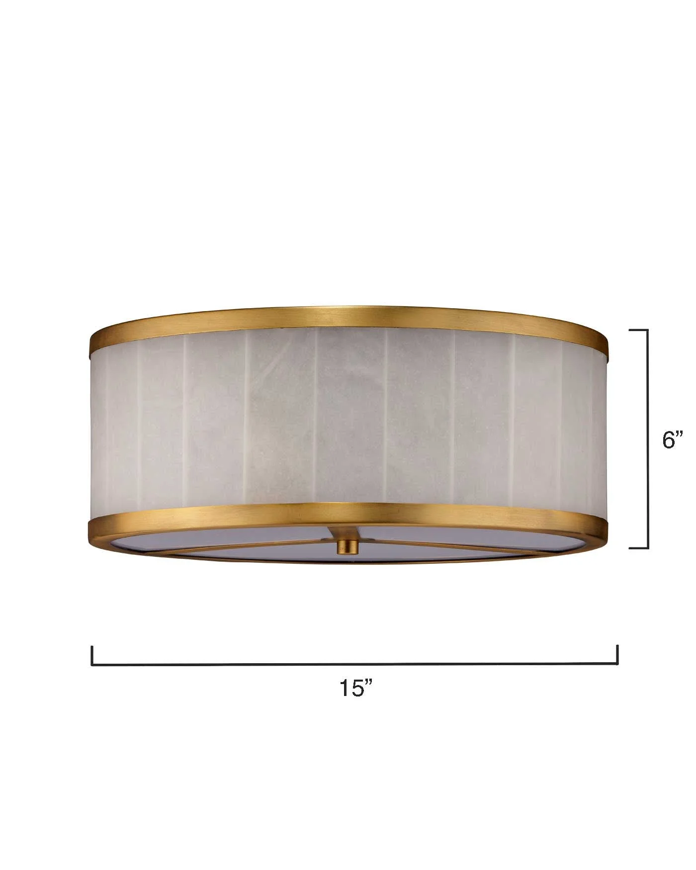 Upsala Alabaster Flush Mount Ceiling Light - Large - Image 6