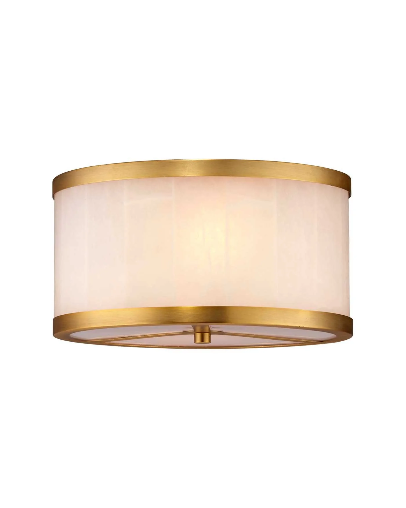 Upsala Alabaster Flush Mount Ceiling Light - Small - Image 3