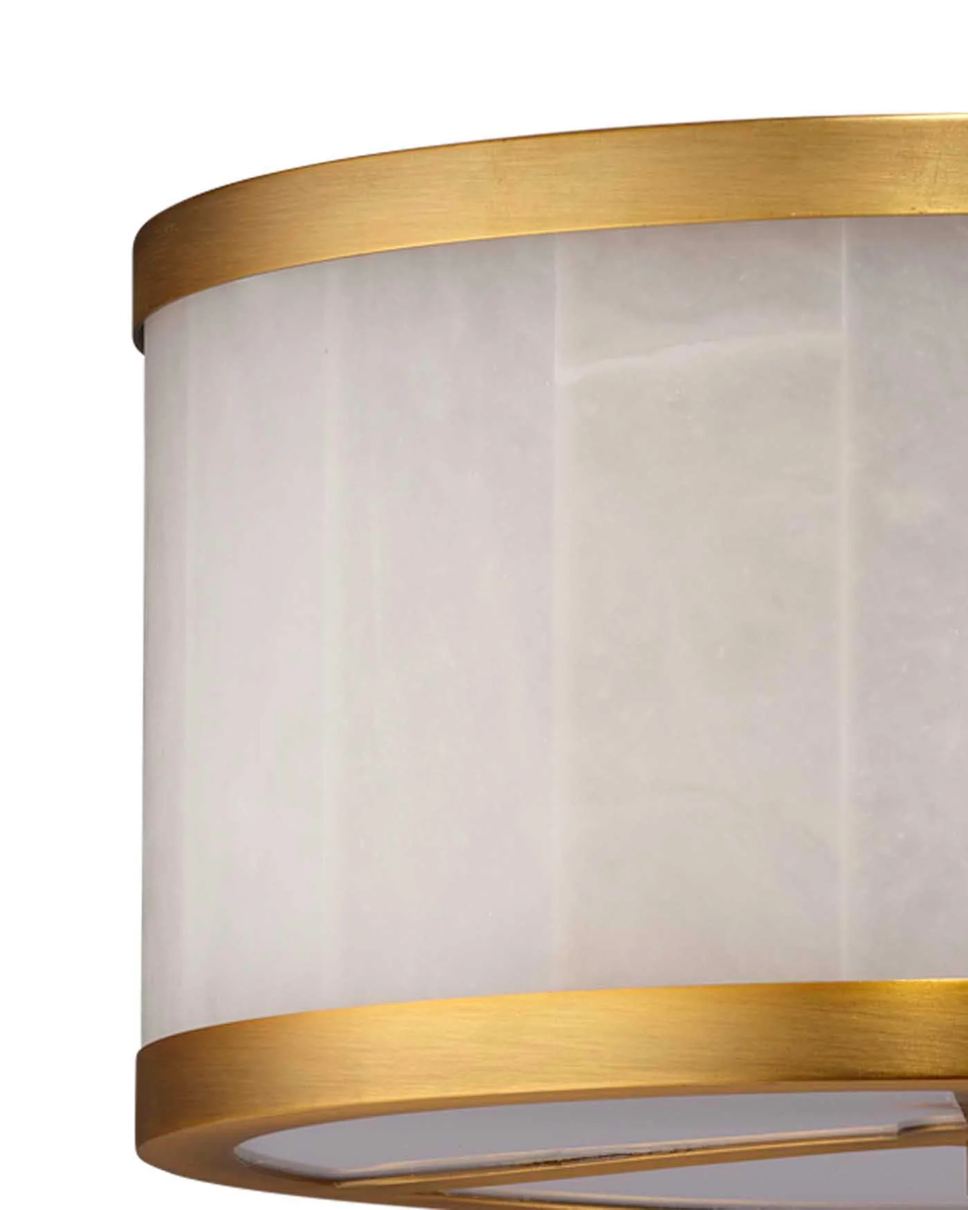 Upsala Alabaster Flush Mount Ceiling Light - Small - Image 4