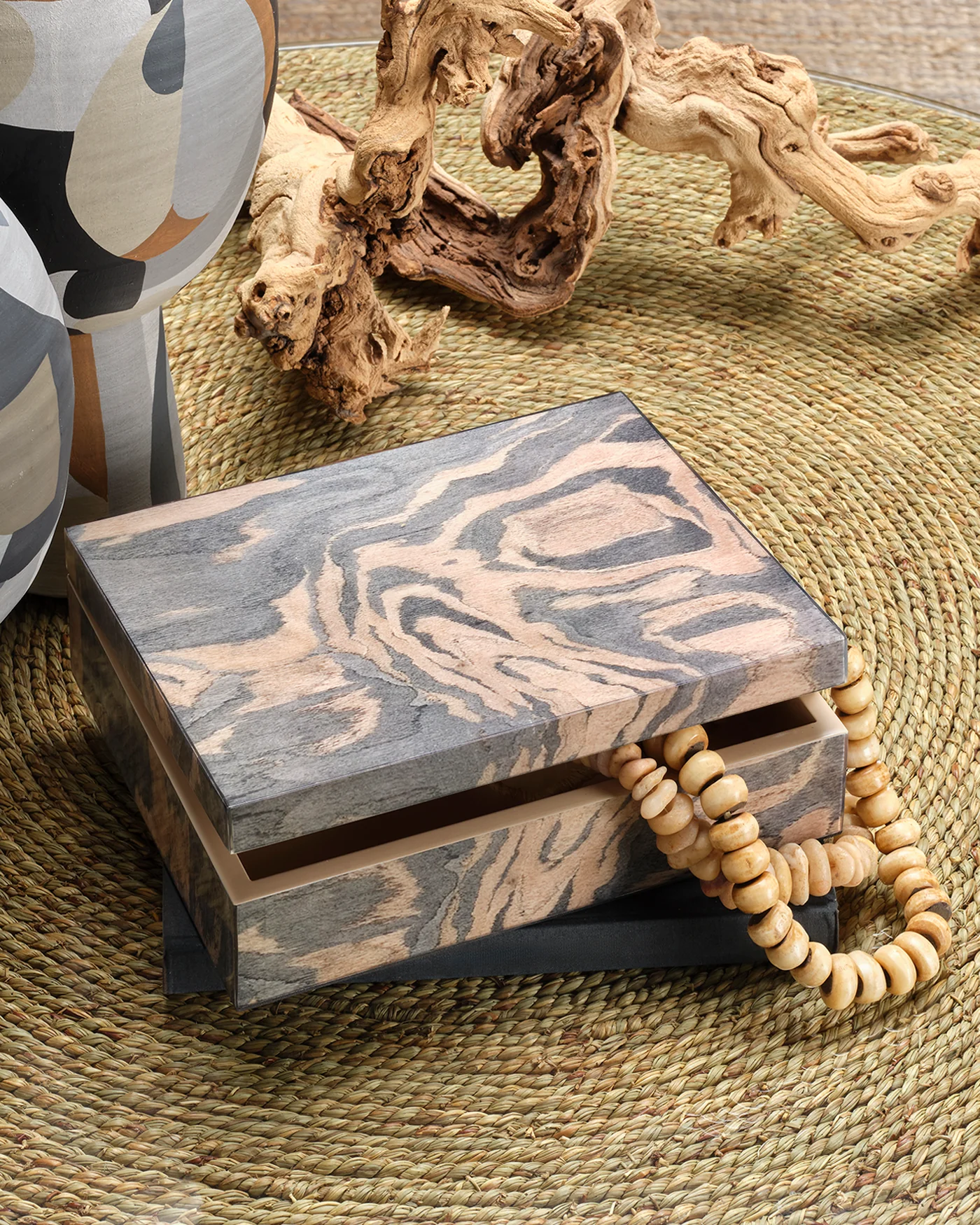 Woodgrain Decorative Box - Image 2